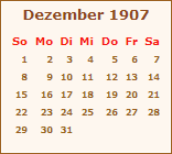 Ereignisse Dezember 1907