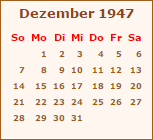 Ereignisse Dezember 1947