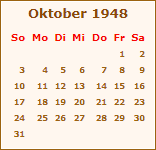 Ereignisse Oktober 1948