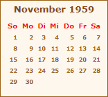 November 1959