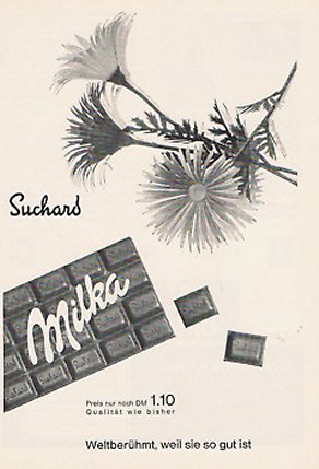 Milka Schokolade 1962