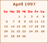Ereignisse April 1997