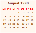 Der August 1990