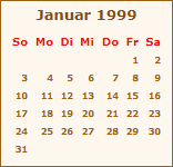 Ereignisse Januar 1999