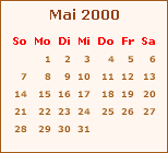 Ereignisse Mai 2000