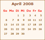 Ereignisse April 2008