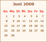Ereignisse Juni 2008