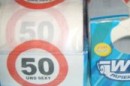 Toilettenpapier 50. Geburtstag