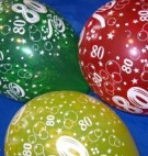 Luftballon 80er Geburtstags-Party