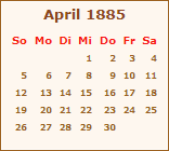 Der April 1885