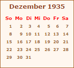 Ereignisse Dezember 1935