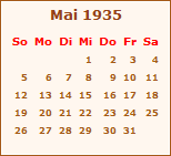Ereignisse Mai 1935
