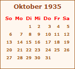 Ereignisse Oktober 1935