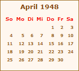 Ereignisse April 1948