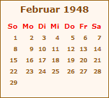 Ereignisse Februar 1948