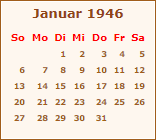 Ereignisse Januar 1946