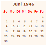 Ereignisse Juni 1946