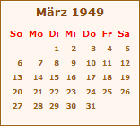 Ereignisse Mrz 1949