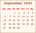 Ereignisse September 1942