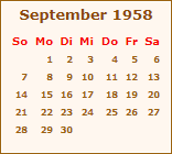 Ereignisse September 1958