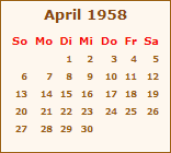 April 1958