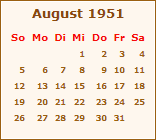 August 1951