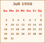 Juli 1950