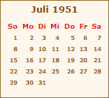 Juli 1951