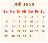 Juli 1958