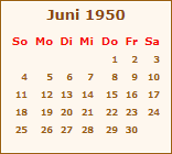 Juni 1950