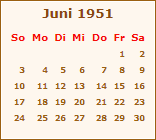 Juni 1951