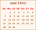 Juni 1953