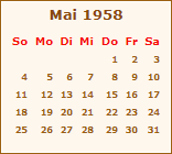 Mai 1958