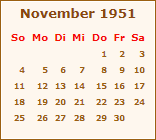 November 1951