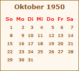 Oktober 1950