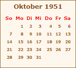 Oktober 1951