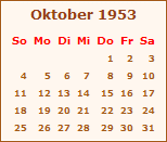 Oktober 1953