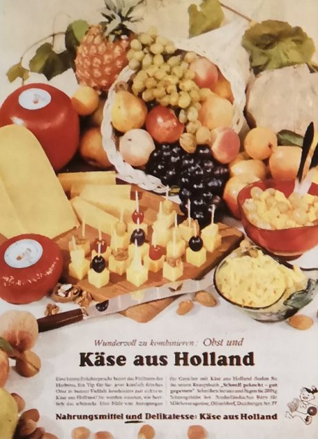Hollandkse mit Obst.