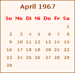 Ereignisse im April