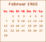 Ereignisse Februar 1965