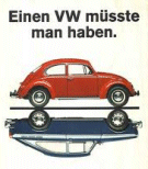 Volkswagenwerbung