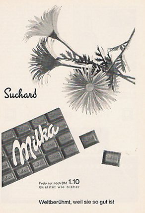 Milka Schokolade 1962