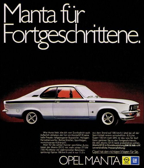 Der Opel Manta A