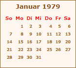 Ereignisse Januar 1979