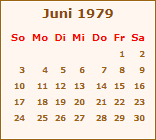 Ereignisse juni 1979