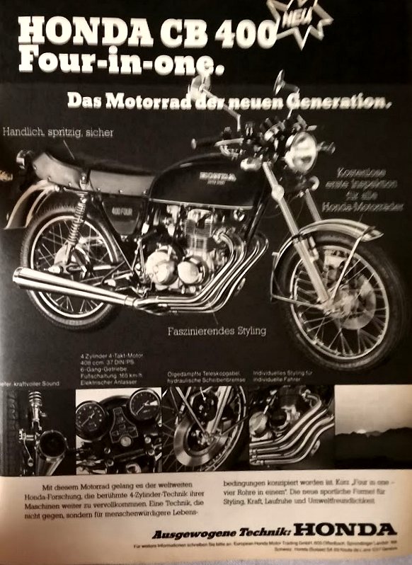 Honda CB 400 Four-in-one