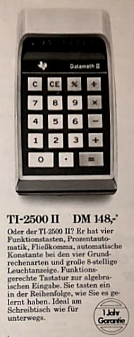 Texas Instruments TI-2500 II