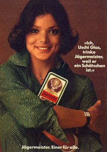 Jgermeister Reklame Uschi Glas