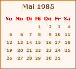 Der Mai 1985