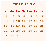 Der Mrz 1992
